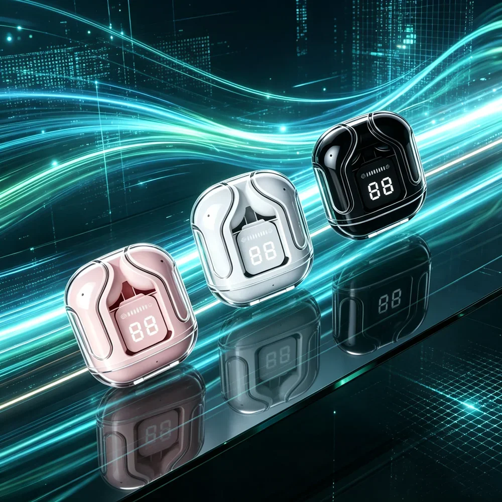 TWS Wireless Earbuds Wireless Fone Bluetooth Headphones Provide Natural Music Expression Lightweight Frame Portable Container