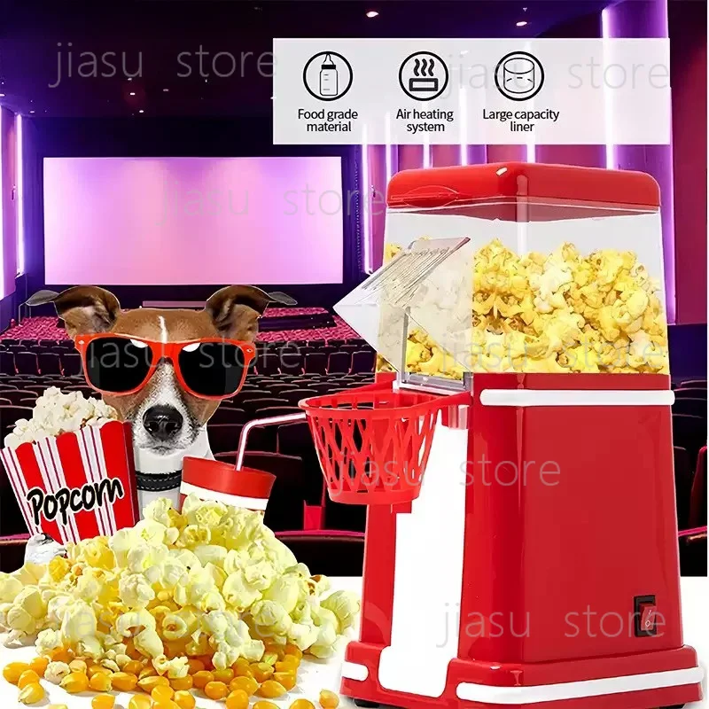Automatic Mini Electric Popcorn Maker Household Portable Popcorn Popping Machine For Home Use
