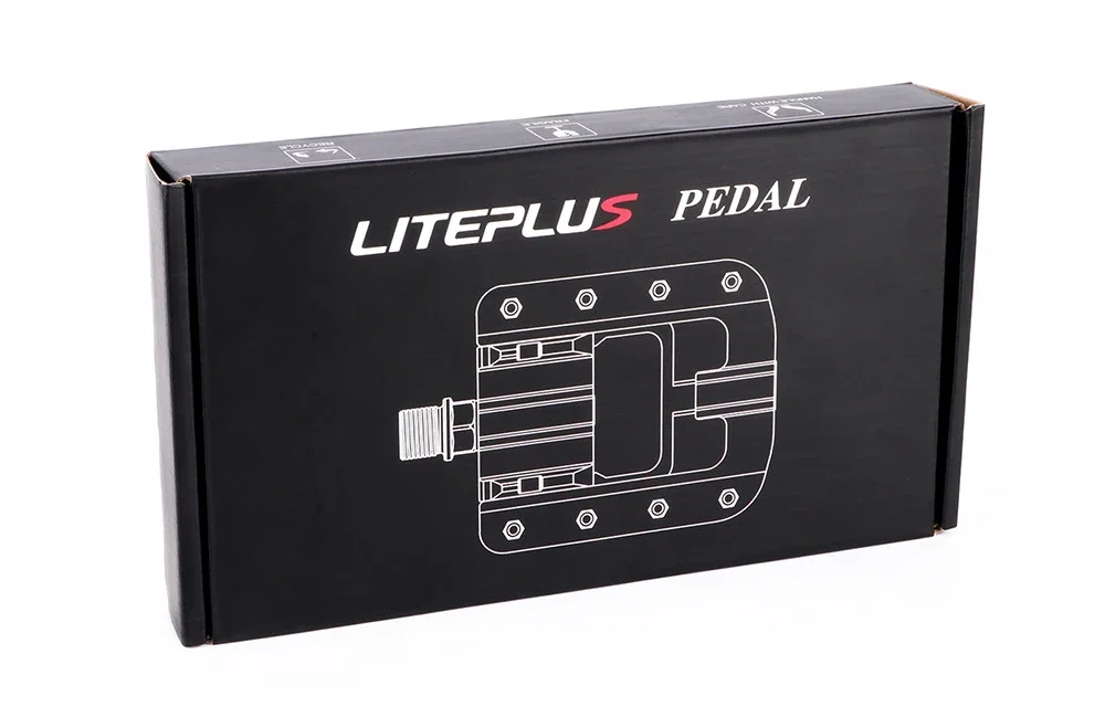 LITEPLUS Vollaluminium-Legierung Klappbare Fahrradpedale Rutschfeste Schnellklappbare Fahrradpedale BMX Fahrrad Klapppedale Fahrradteile – Detail 11
