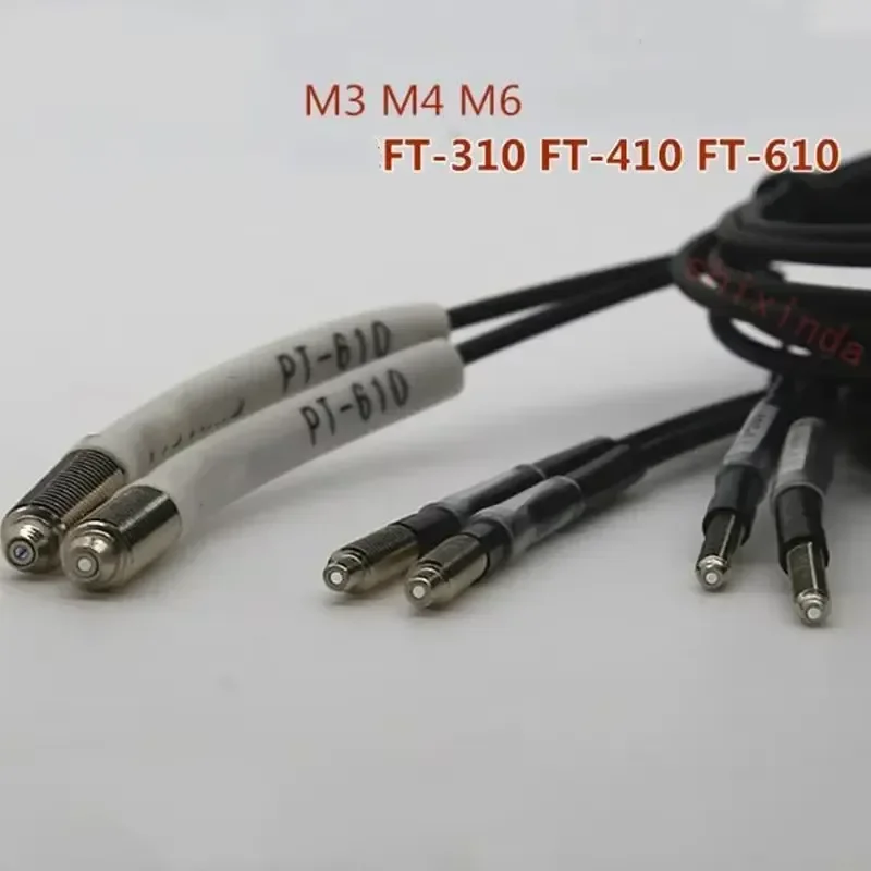 10pcs M3 M4 M6 Opposite Optical Fiber Sensor Probe FT-310 FT-410 FT-610 PT-310 PT-410 PT-610 PTS-310 Photoelectric Switch for