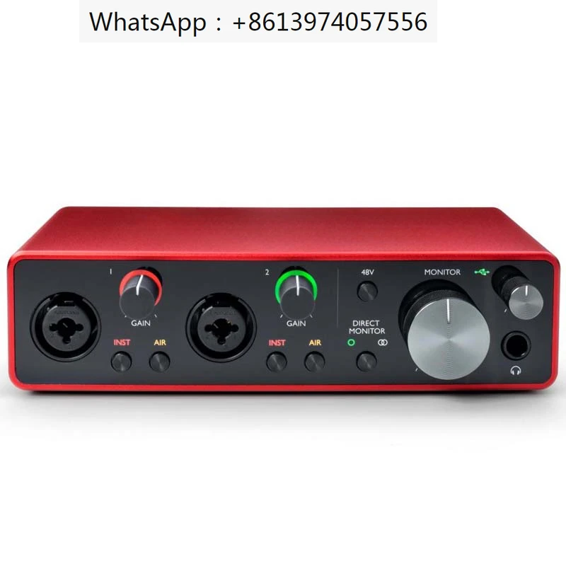 Scarlet solo3/2i2/4i4 fourth generation recording and live streaming external sound card