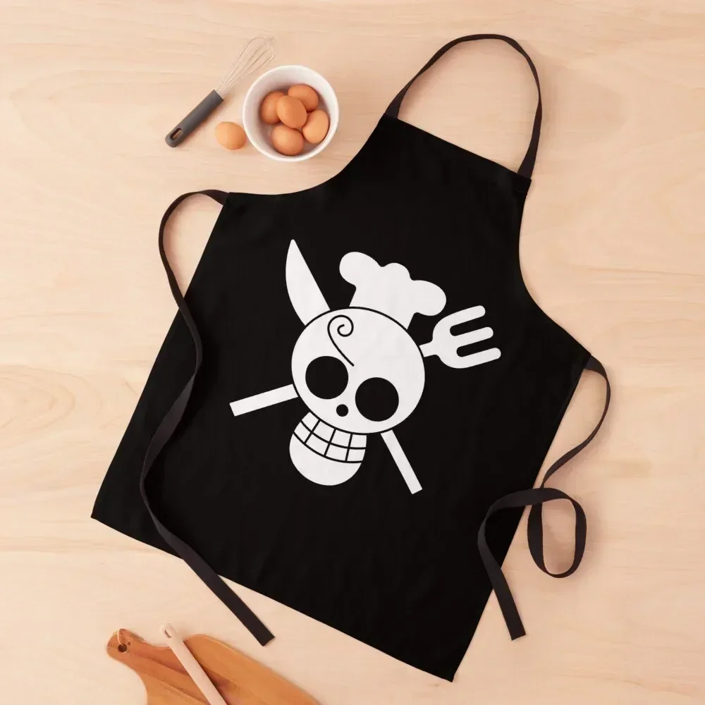 

Sanji Jolly Roger 1 Apron Home and kitchen products professional hairdresser For Kitchen Women Apron