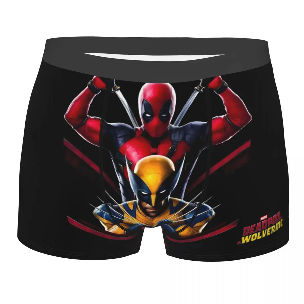 Disney Marvel Deadpool & Wolverine Film Deadpool & Wolverine Underpants Breathbale Panties Man Underwear Ventilate Boxer Briefs