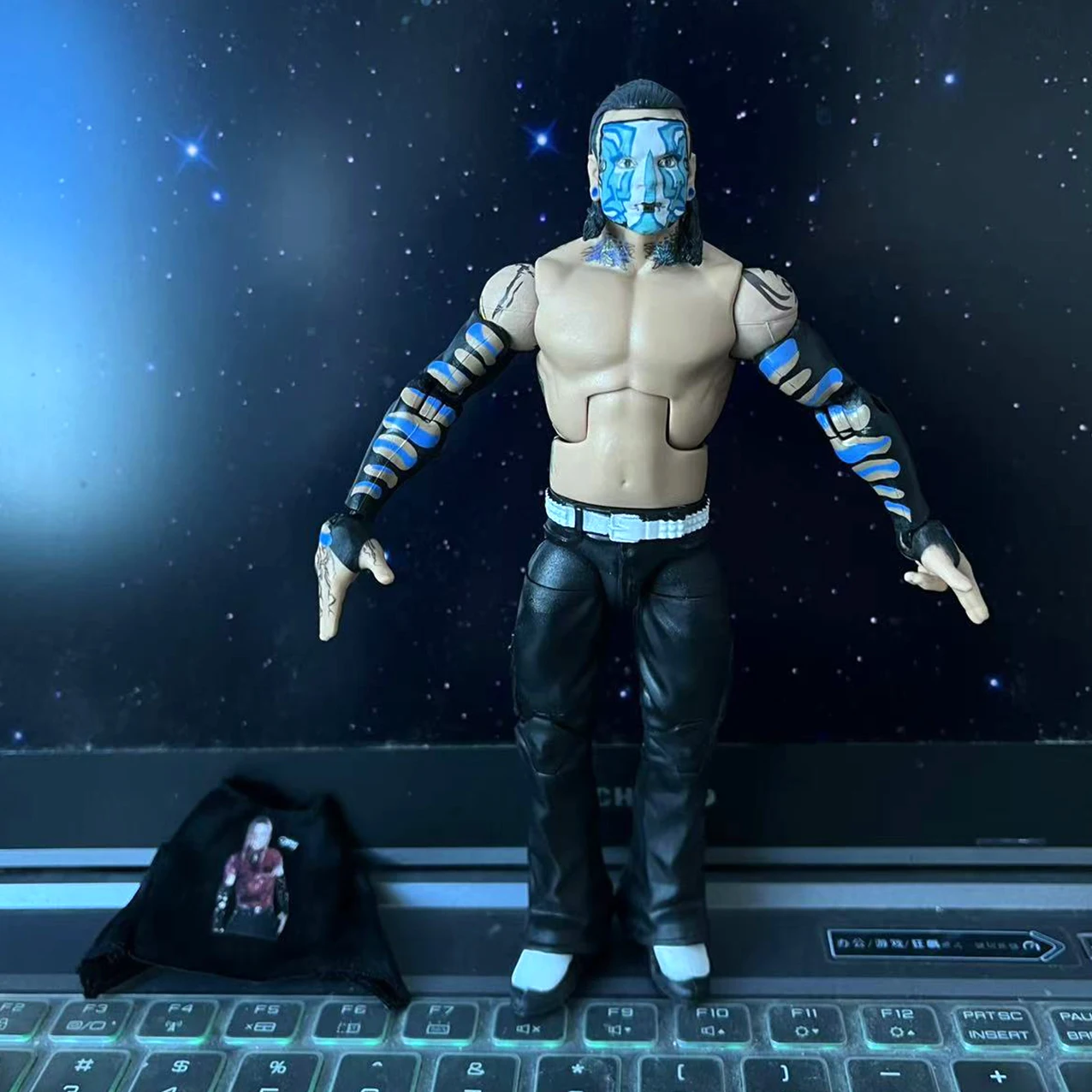 ZELDZAME Jeff Hardy WWE AEW WWEAction Figuur Worstelen Figuur Display Collectie Festival Cadeau