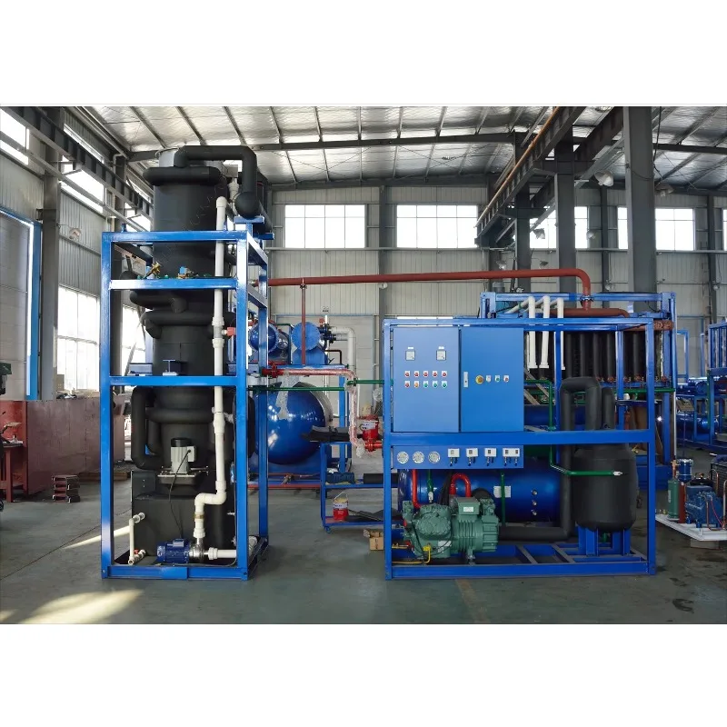 Custom 10 Ton Industrial Block Ice Maker Direct Cooling Mold Size 10kg 25kg 50kg Per Block CE Approved