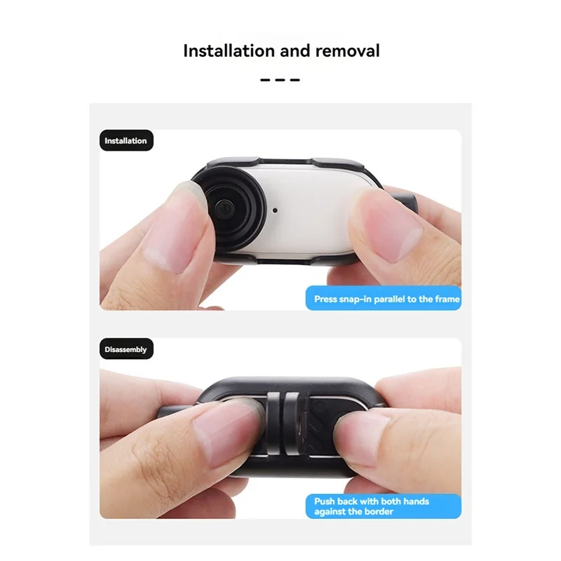 

T24C For Insta360 GO 3 Camera Frame Adapter Horizontal & Vertical Shooting Bracket Extension Mount For Insta360 Go3