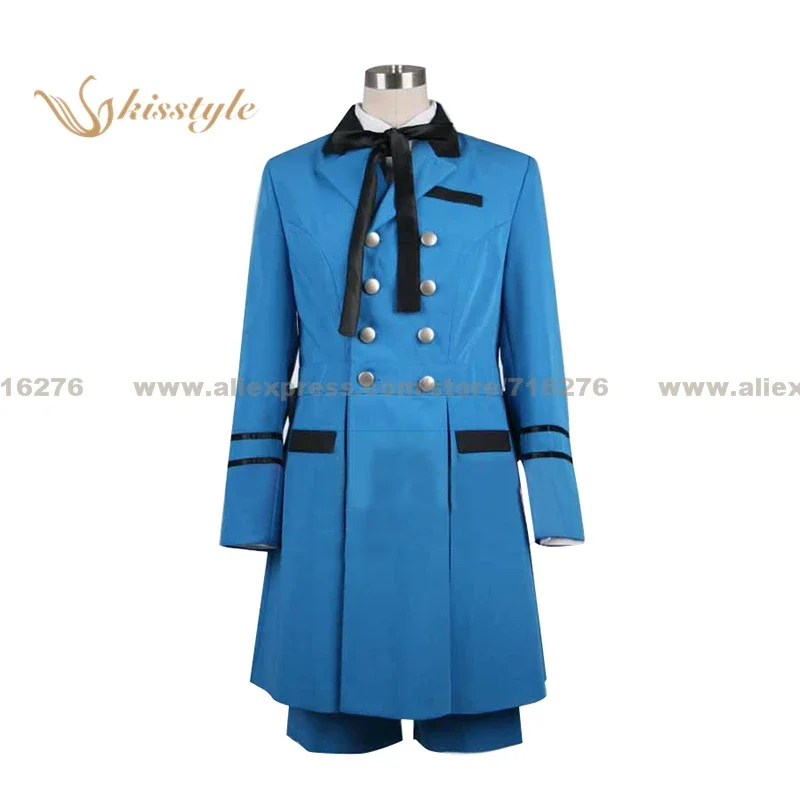 

Kisstyle Fashion Black Butler Earl Alois Trancy Uniform Blue Clothing Cosplay Costume,Customized Accepted