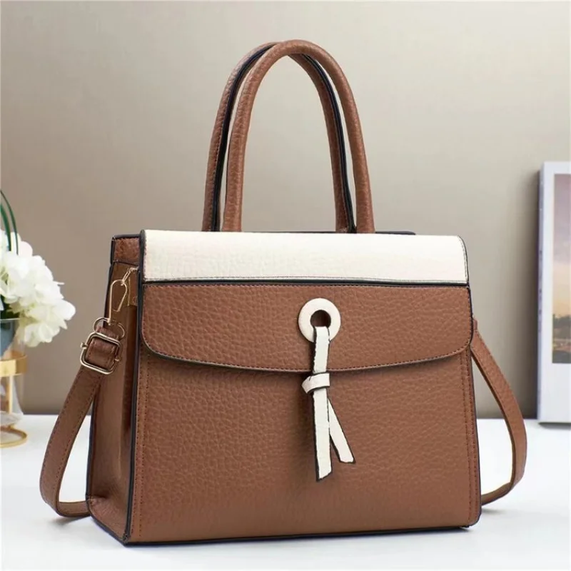 

Top-Tier Women's Tote Bag Made Of Cowhide Leather Featuring Trendy Paris Vintage Lightweight Soft Daily Modern Style​