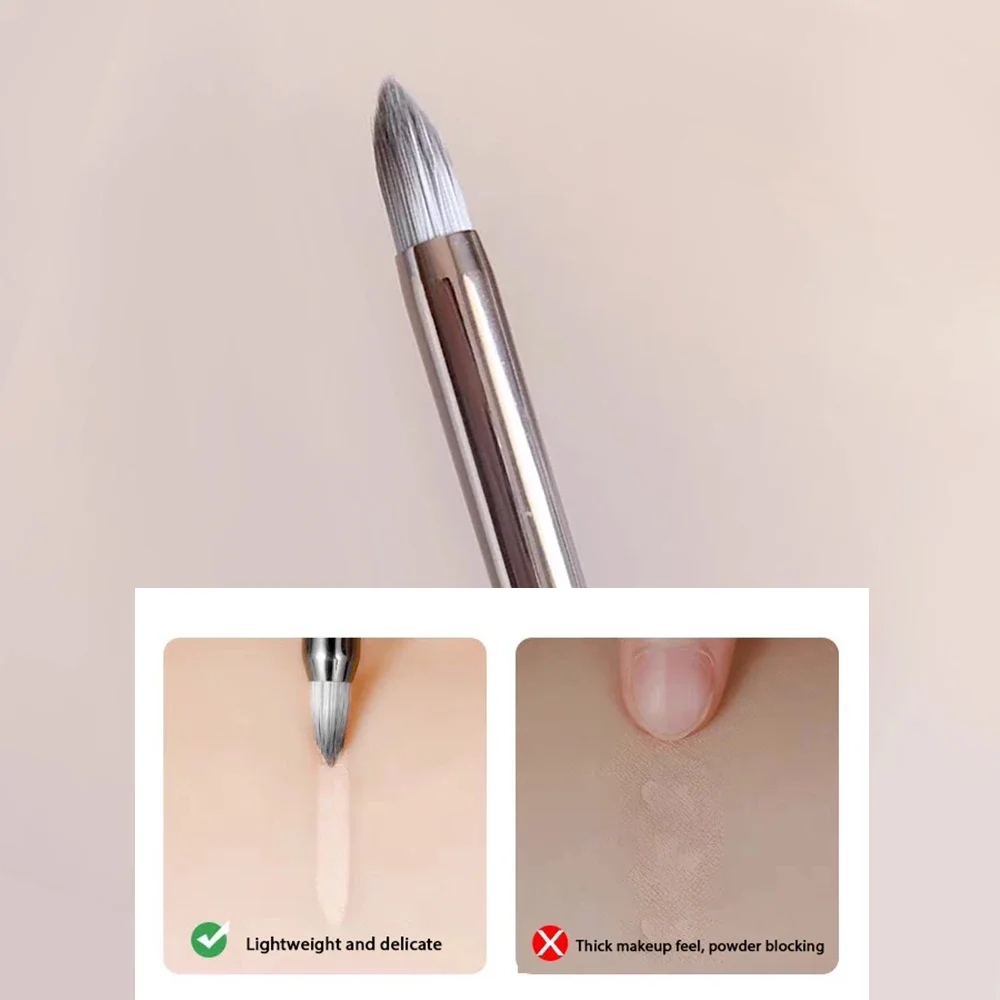 Pennello per correttore con punta a matita Decree Pattern Lacrimal Sulcus Eye Bag Cerchi scuri sotto gli occhi Pennello per correttore preciso Piccolo