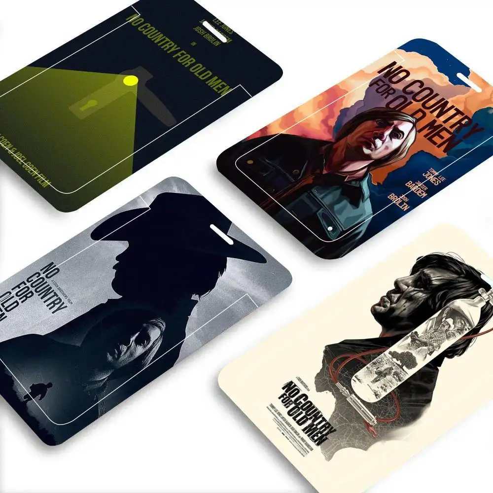 No Country For Old Men Movie Black Lanyard Card Holders Student Meal Cards And Campus Ids School