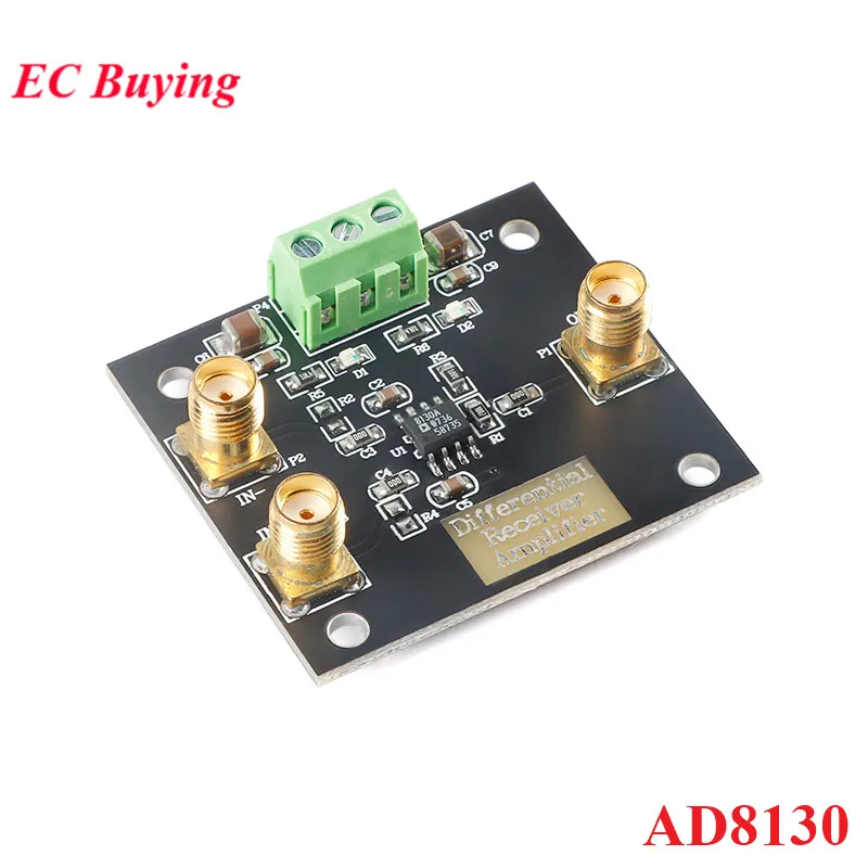 AD8130 Differential Receiver Amplifier Module Differential to Single-Ended High Common-Mode Rejection Ratio Low Noise Distortion