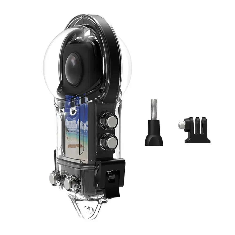 Funda impermeable de 40M para accesorio para Cámara de Acción panorámico Insta360 X3, carcasa de buceo antiarañazos, caja de protección subacuática