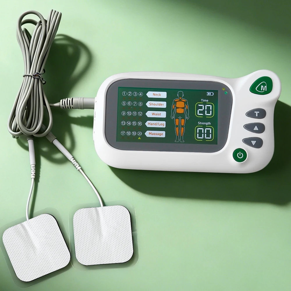 

20 Modes Tens Physiotherapy Pulse Acupuncture Body Massager EMS Electric Muscle Therapy Stimulator Digital Unit Machine Meridian