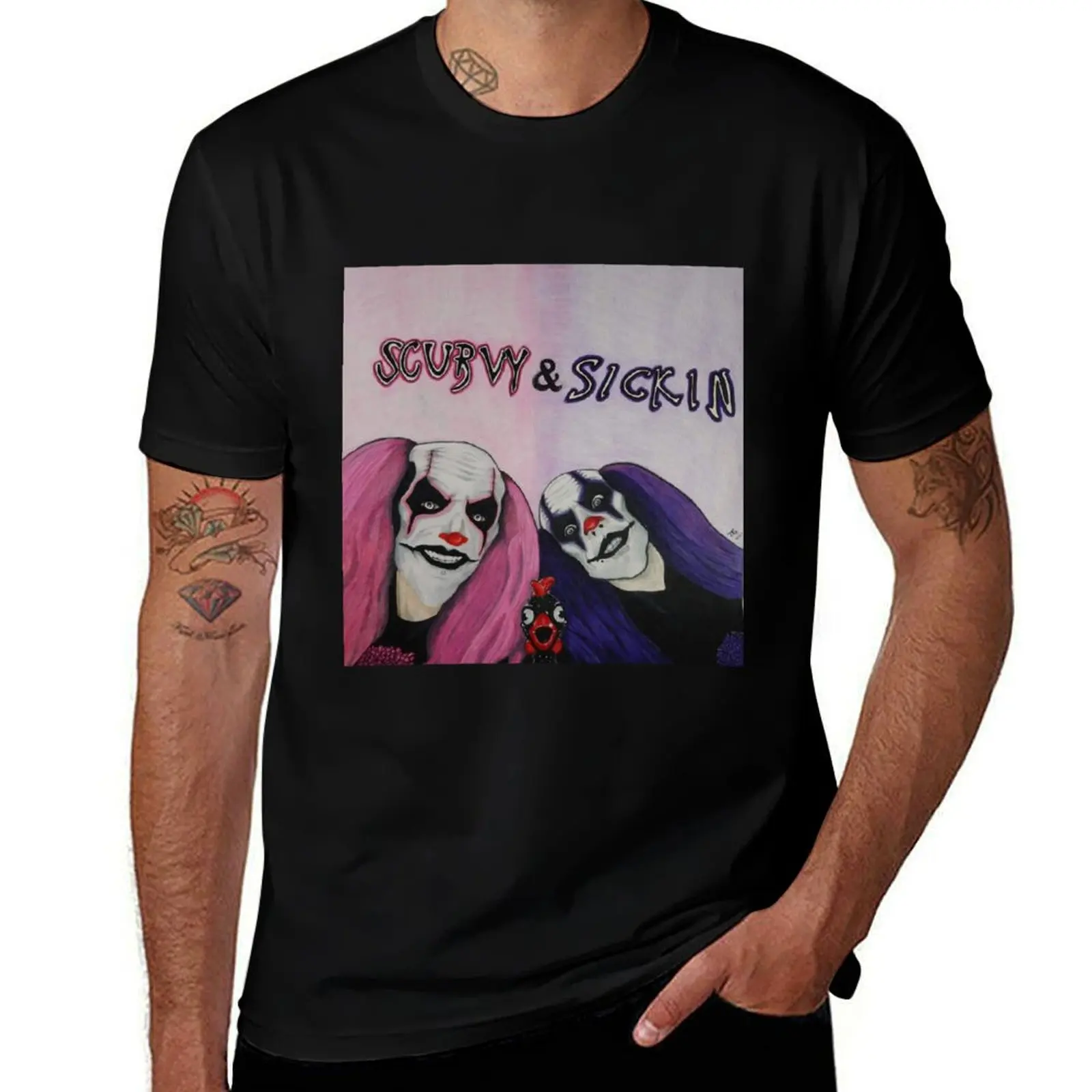 

Scurvy and sickin clowns T-Shirt oversized t shirt shirts graphic sublime fruit of the loom mens t shirts