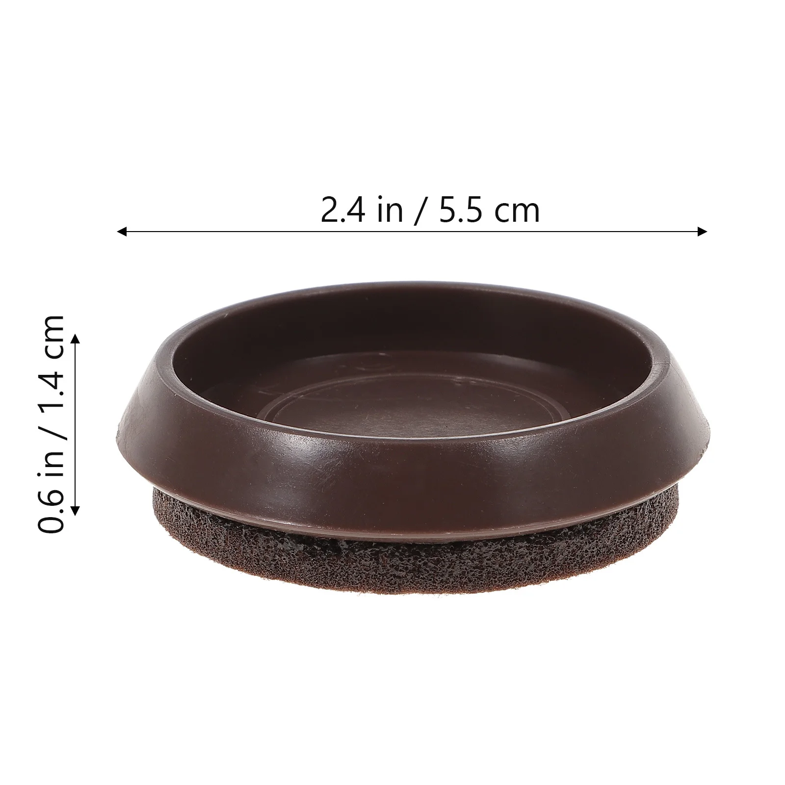 10Pcs Caster Cups Furniture Protectors Chair Wheel Stopper Felt Pads Chair Leg Floor Protectors Furniture Coasters