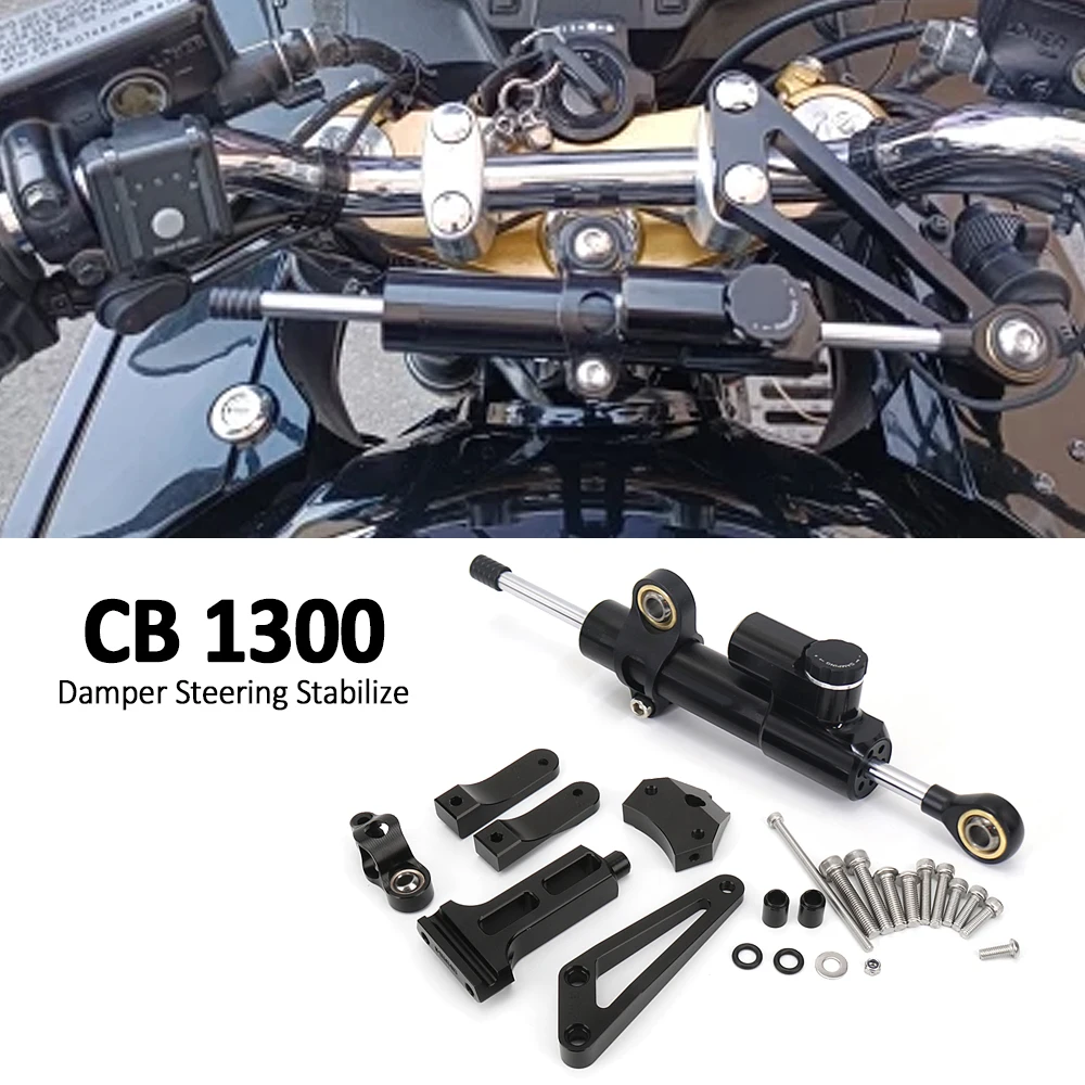 

FOR HONDA CB1300 CB 1300 cb1300 2003-2011 Motorcycle CNC Aluminum Steering Stabilize Damper Bracket Mount Kit