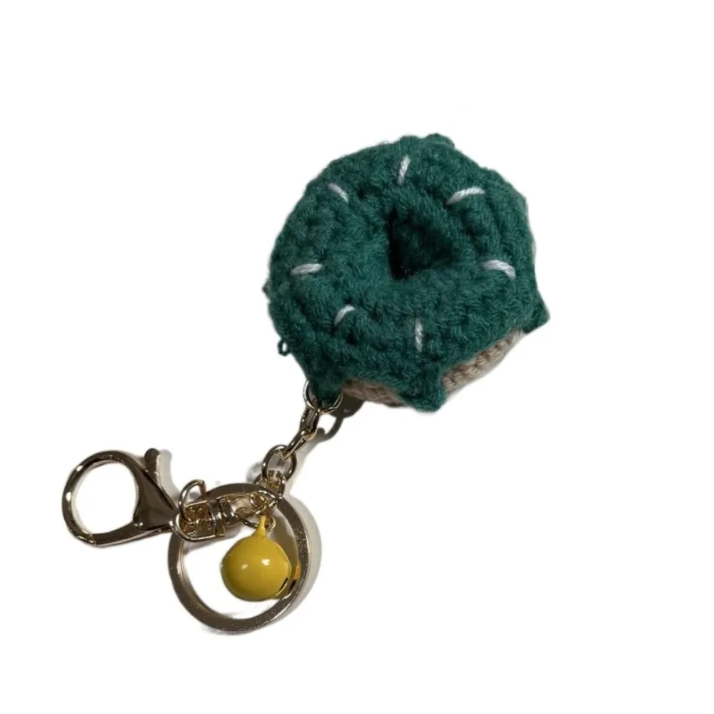 

Брелок с фруктами в виде лимона, пончика, вязаный крючком арбуз, вязаный автомобильный брелок с клубникой, вязаный брелок ручной работы для женщин и девочек