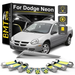 BMTxms 8Pcs LED Interior Light Bulb Kit For Dodge Neon SRT4 SRT 2003 2004 2005 Car Map Dome Trunk Reading Vehicle Indoor Lamp