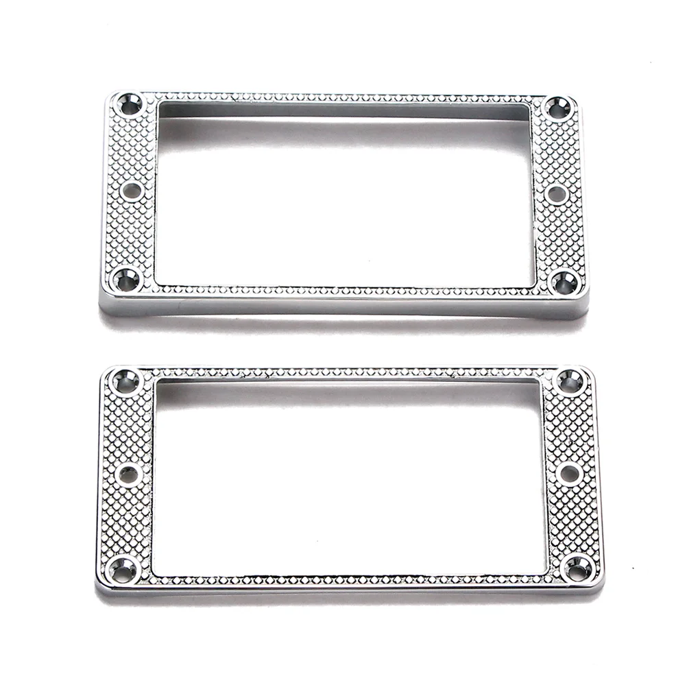 Pickup Frame Frame Bass Musical Instrument Metal Guitar Frame Flat Base Mounting Ring Accessory for Pickup Humbucker