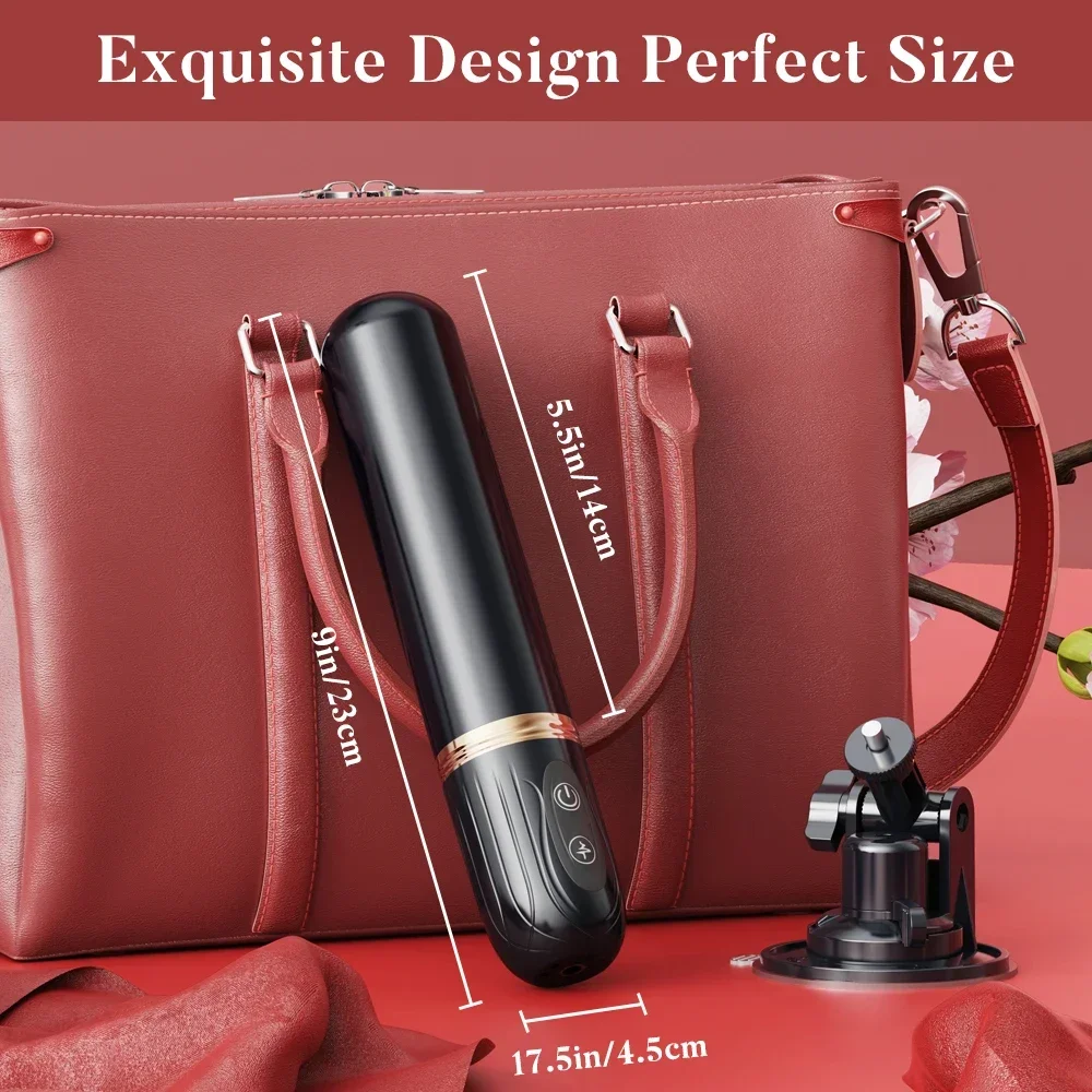 Telescopic Heating Dildo Vibrator Automatic Sex Gun Remote Control Female Masturbation Machine for Women Electric Adult Sex Toy - Image 6