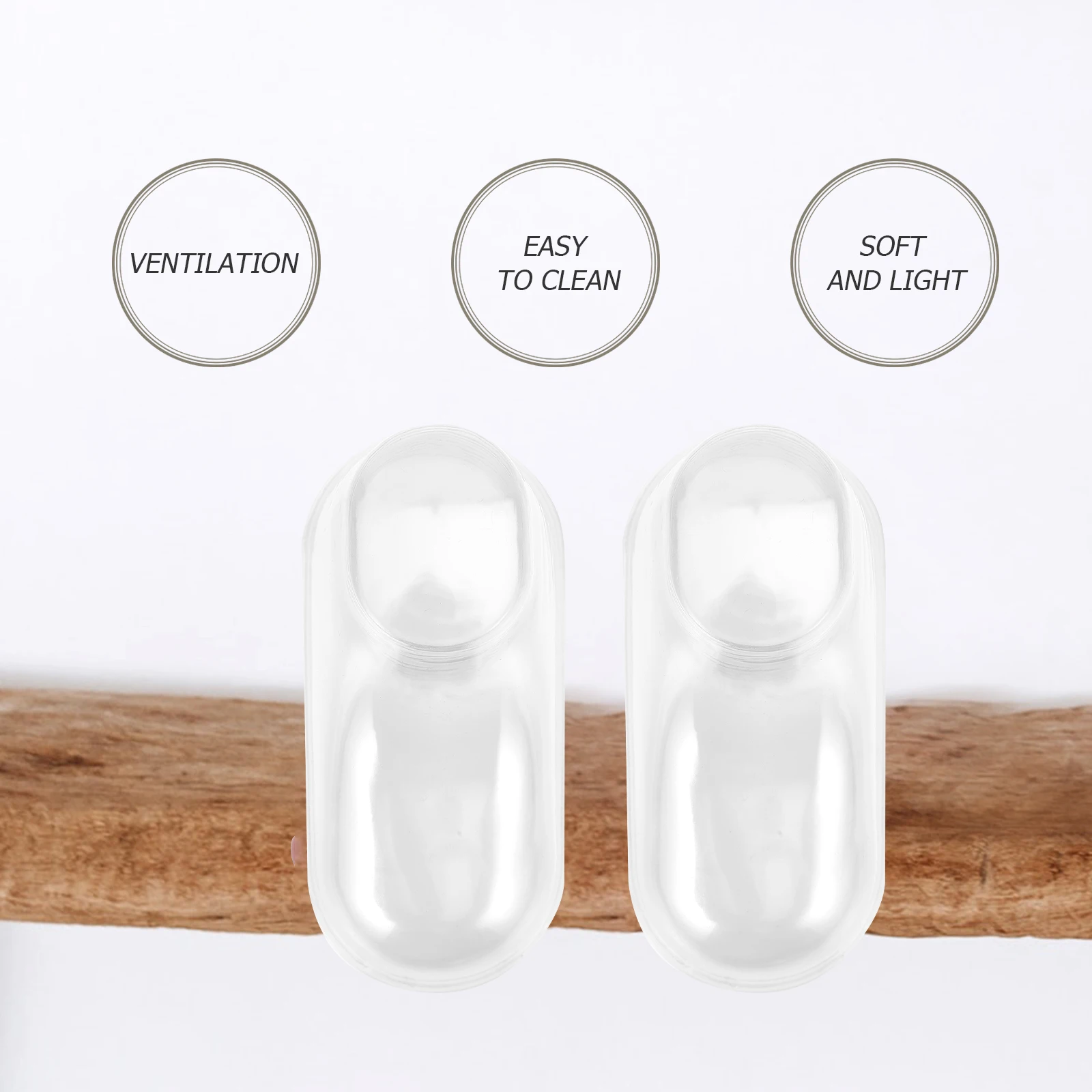 

10pcs Foot Clear Toddler Shoes Display Stand Pvc Socks Holder Shop Display Lightweight Sturdy Shoes Holder