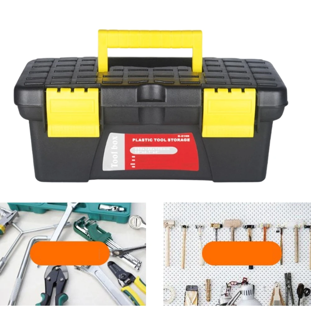 

10 Inch Hardware Tool Box Single Layer Electric Drill Accessories Storage Box Multifunctional Toolbox For Electrician/Carpenter