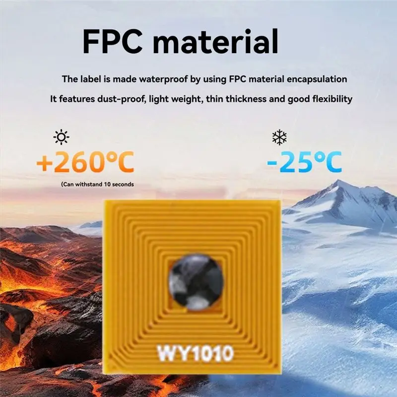 Y22A-20Pcs RFID Tags, 13.56Mhz ISO14443A Flexible Electronic Labels For Secure Transactions And Identification