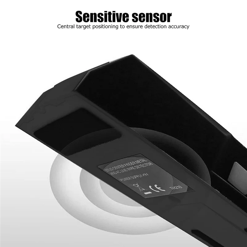 ABAC-Wall Metal Detector Electronic Wood Studs Finder Wire Scanner LCD Display TH210 Black Easy To Use