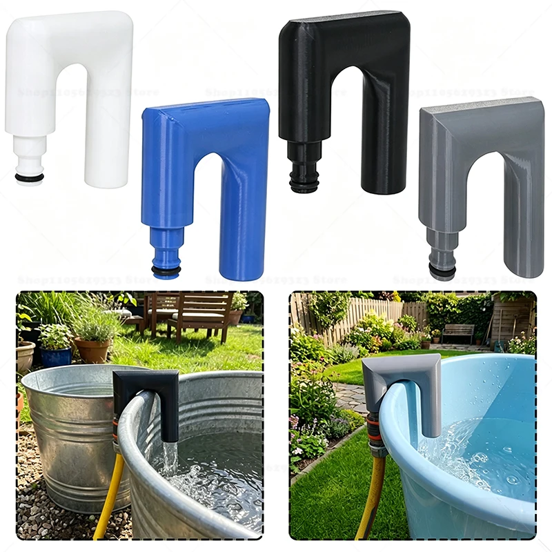 Durable Garden Hose Hook  Easy Water Tank Filling,No Handheld, Anti-Slip Anti-Splash Watering Tool,Outdoor Irrigation Accessory