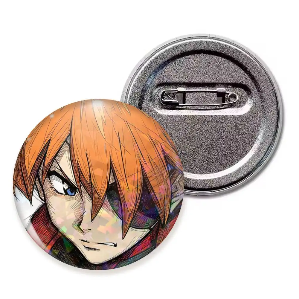 A-suka Round Snap-in Brooches Rock Band Lapel Pins  Badges Fan Collection Accessories Jewelry Handmade Gifts