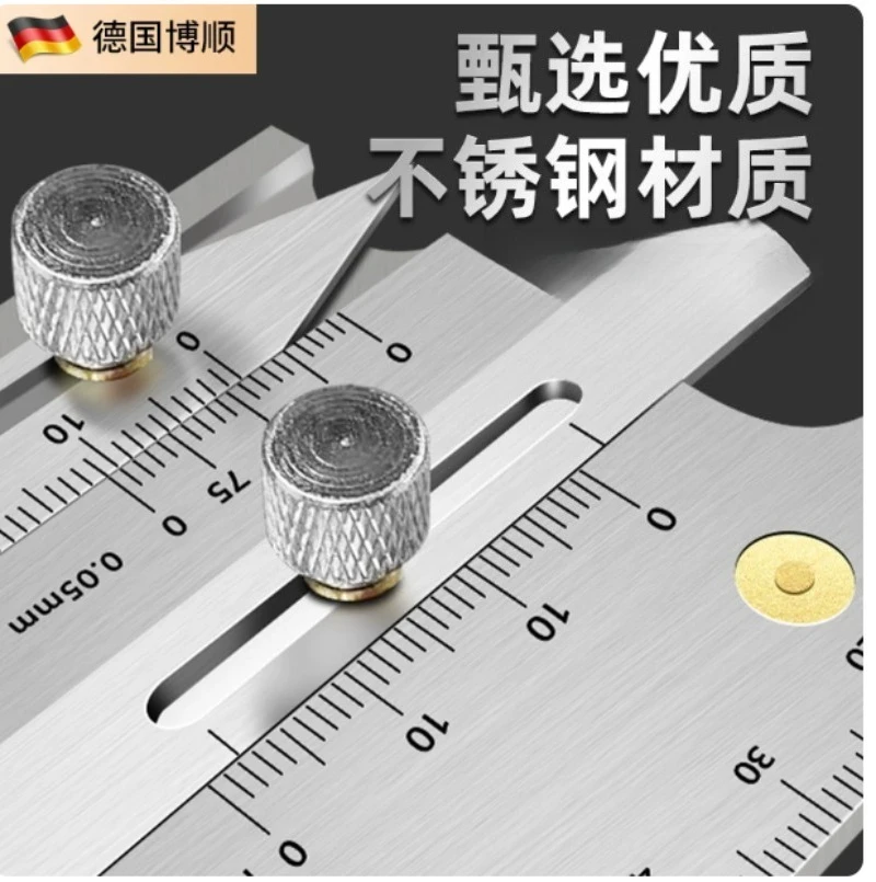 HJC40 Welding Inspection Ruler Multifunctional Weld Foot Measuring Gauge