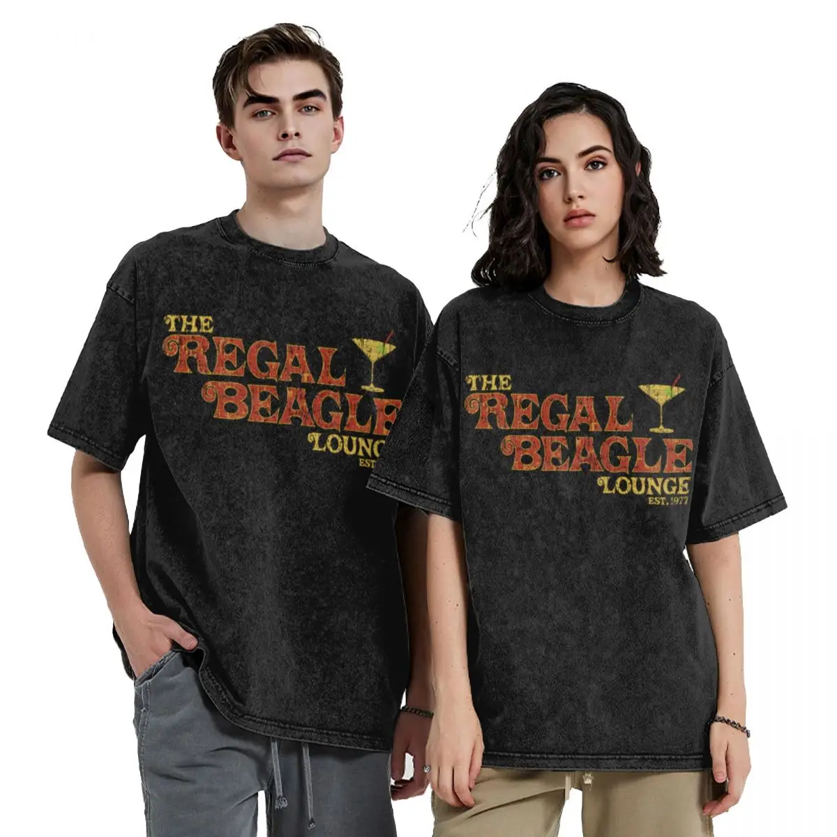 

The Regal Beagle Lounge 1977 T-Shirt shirts graphic tee blacks baggy shirts topping anime shirts men