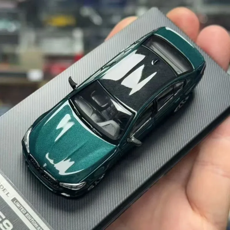 Modelo de Carro em Metal Diecast MJ 1:64 BMW M5 F90 Colecionáveis
