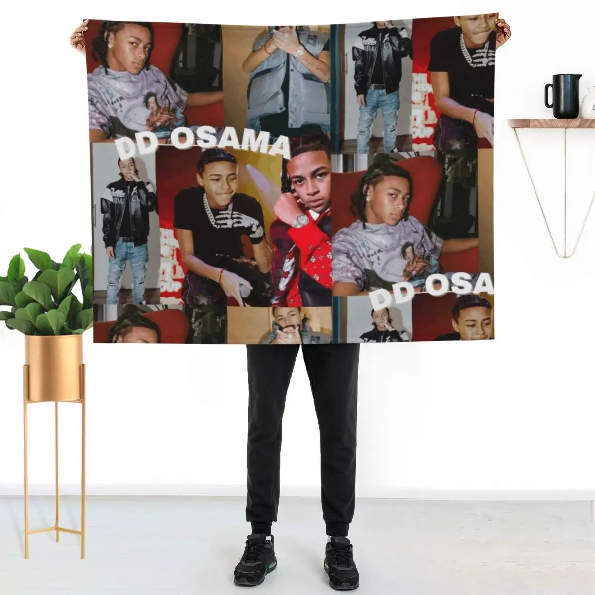 Dd osama Throw Blanket Luxury Hairy christmas decoration for babies Multi-Purpose Blankets Sofas Of Decoration Blankets