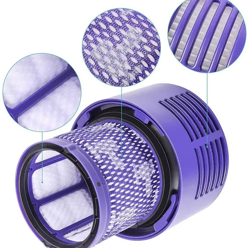 Replacement HEPA Filter for Dyson V6 V7 V8 V10 V11 V12 V15 Cordless Vacuum Pre and Post Motor Washable Filter Kit Accessories