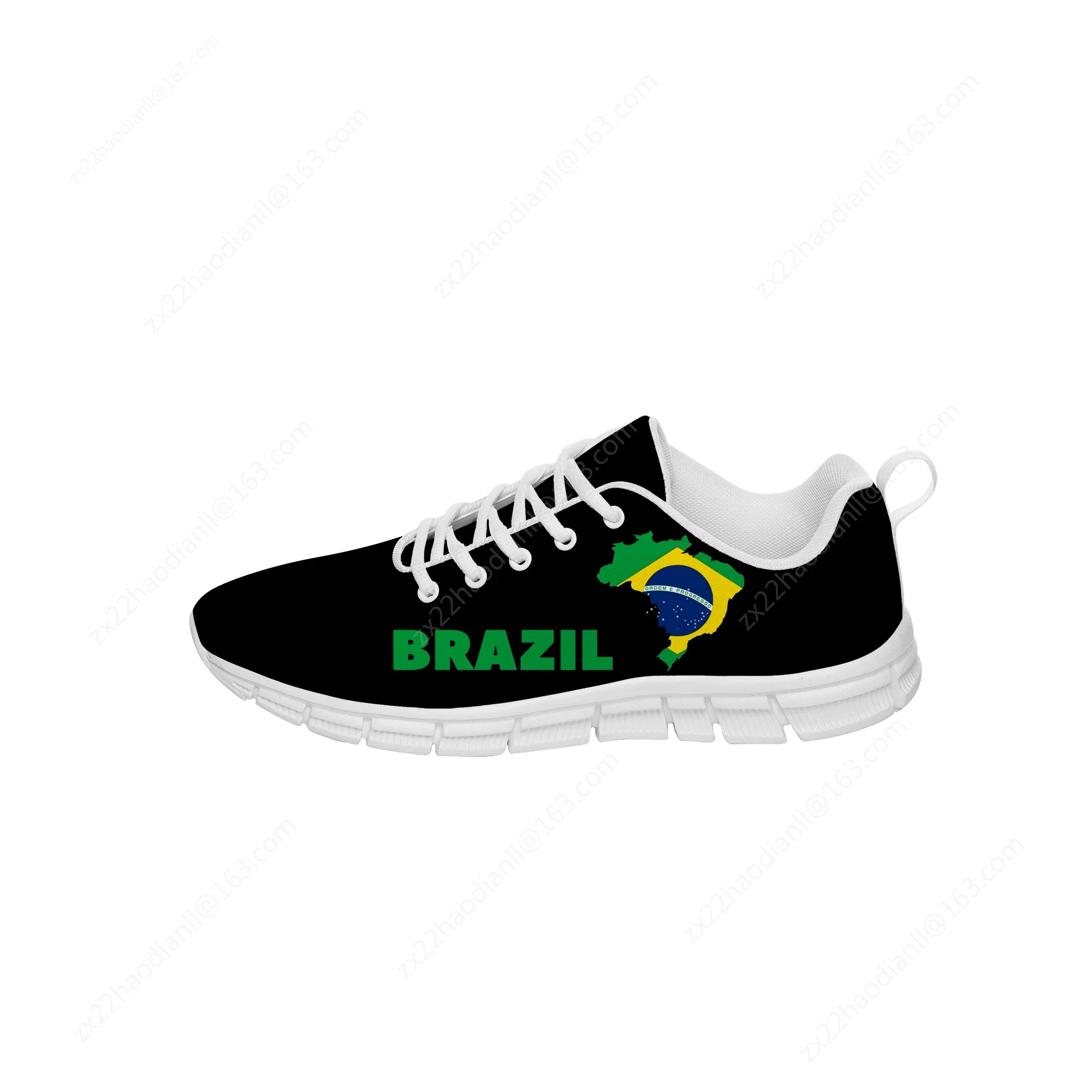Brazil Flag Sneakers Mens Womens Teenager Casual Cloth Shoes Canvas Running Shoes 3D Printed Breathable Lightweight shoe