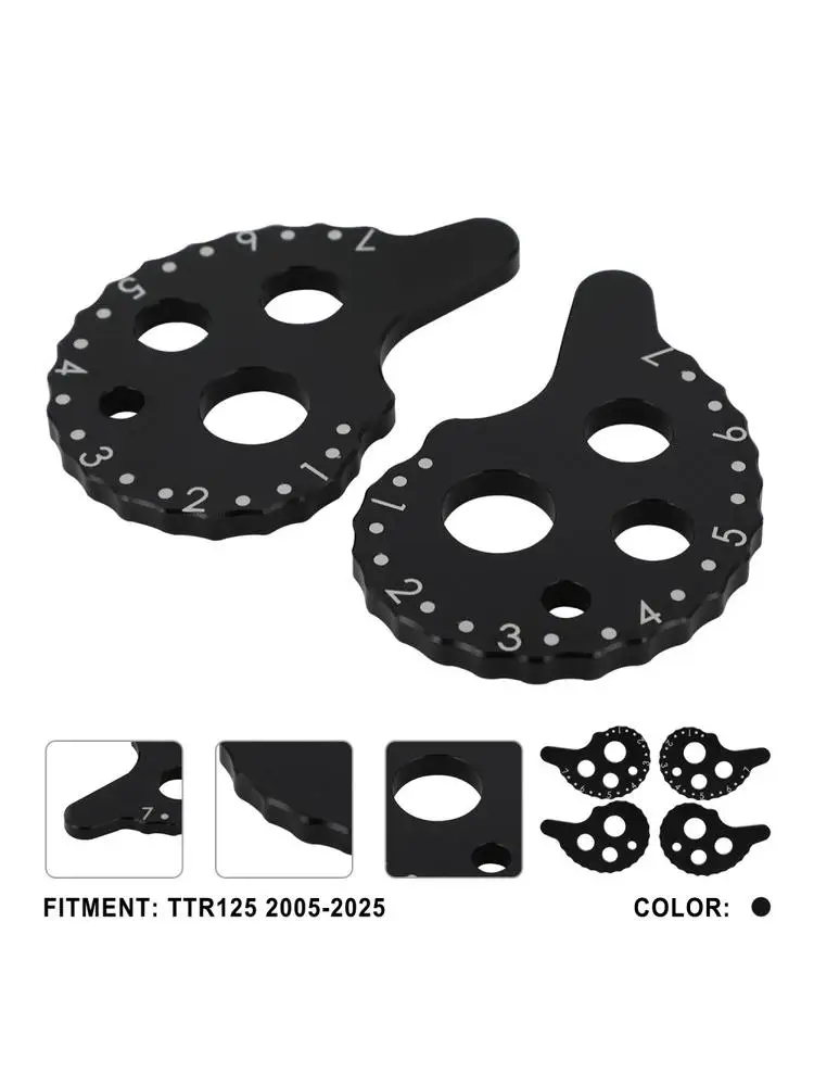 AliExpress JFGRACING Motorcycle CNC Chain Guide Adjuster Regulator Aluminum For Yamaha TTR 125 2005-2025 Motorcross Accessories Dirt Pit Bike Parts