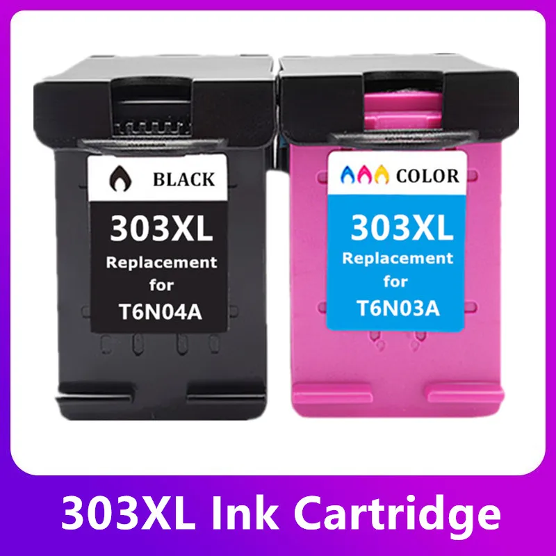 Ink Cartridge 303XL Compatible for HP303 for HP 303 for HP Envy 6220 6222 6230 6234 6252 6255 7120 7130 7132 7155 Printers