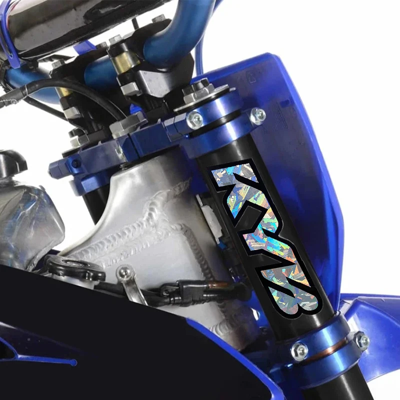 

1set KYB Reflective Grunge Texture Vinyl Sticker Set, Waterproof Decals for Motorcycle & Bike
