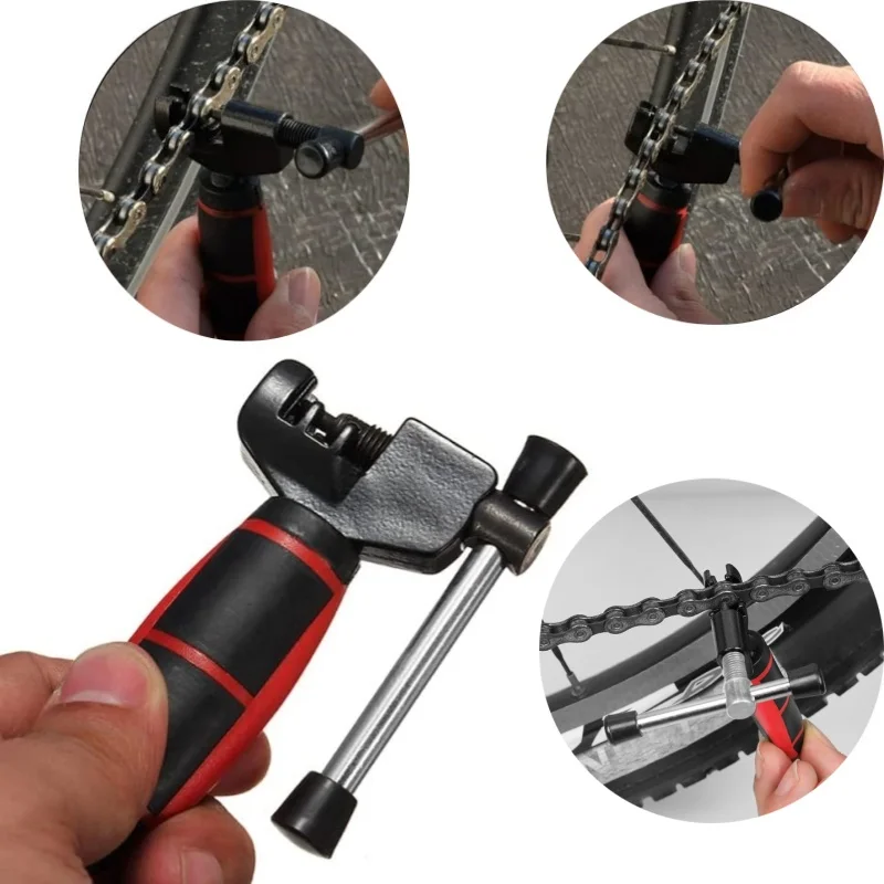 Bike Chain Breaker Tool MTB Chain Link Splitter Extractor for 6-12 Speed Bicycle Chain Repair