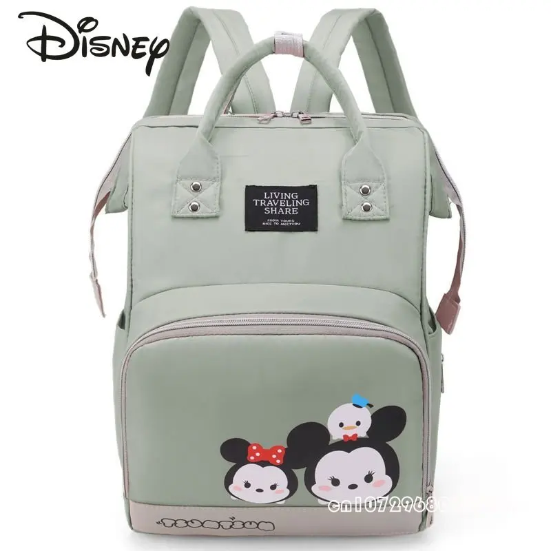 Disney\'s New Mommy Bag Fashion Large Capacity Baby Bottle Thermal Bag Multi-functional Storage for Outgoing Mother and Baby Bag