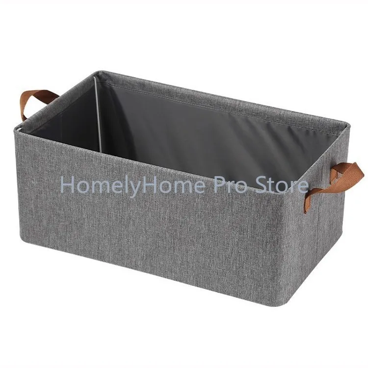 Wardrobe cationic with lid storage box fabric storage box pants sorting box household dormitory clothing clothes storage