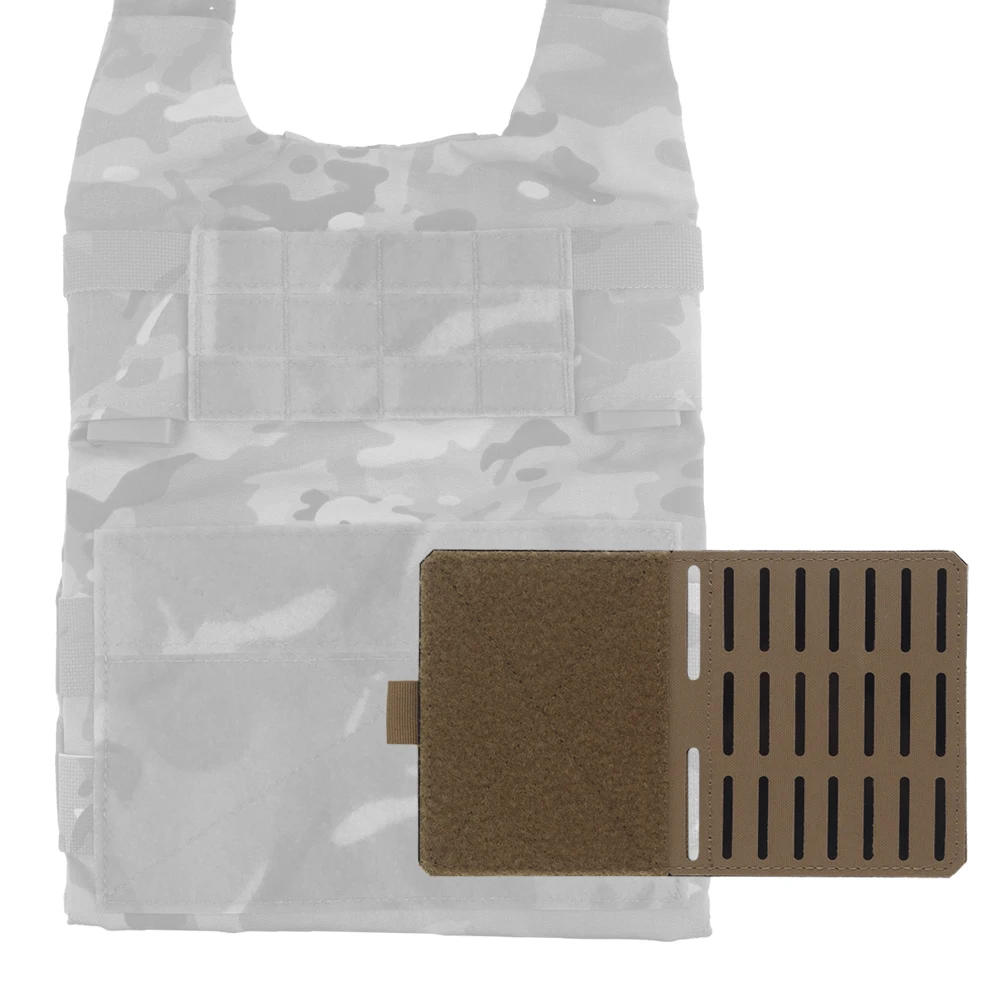 Double-Sided MOLLE System Hanging Plate for Tactical Plate Carrier Hunting Vest Accessories Radio Holster Pack