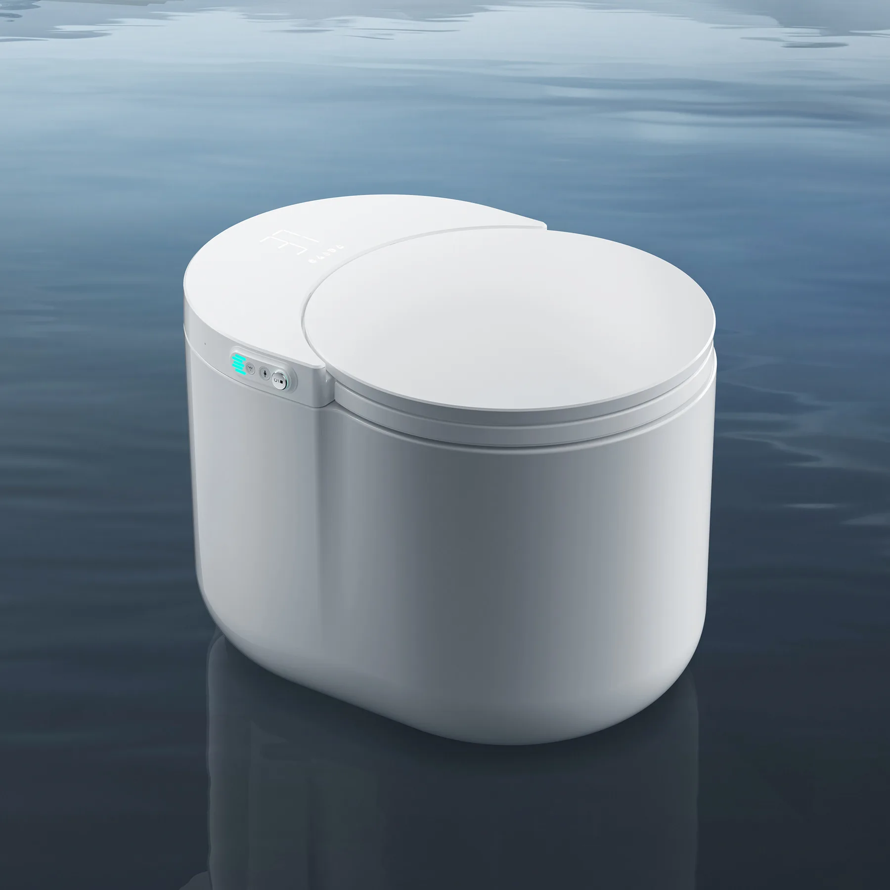 

HINWEGEG Riyue No. Automatic Smart Toilet Splash-proof Foam Shield Built-in Aromatherapy 63CM Integrated Toilet