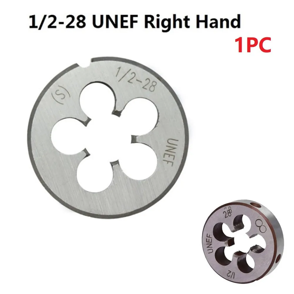 1pc 1/2-28 UNEF Threading Die Right Hand For Molding Machine Screw Die For Mold Machining Hand Tools Parts Accessories