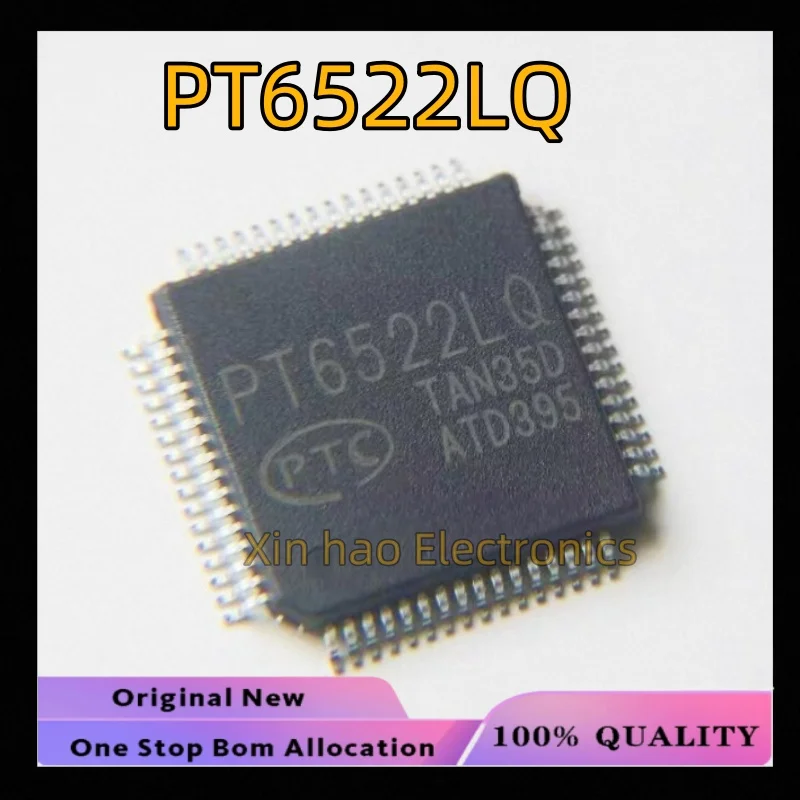 1pcs/lot  new original PT6522-Q PT6522LQ PT6522Q PT6522 LQFP64  Auto IC Chip Power Module Speedometer Black Screen Repair Chip