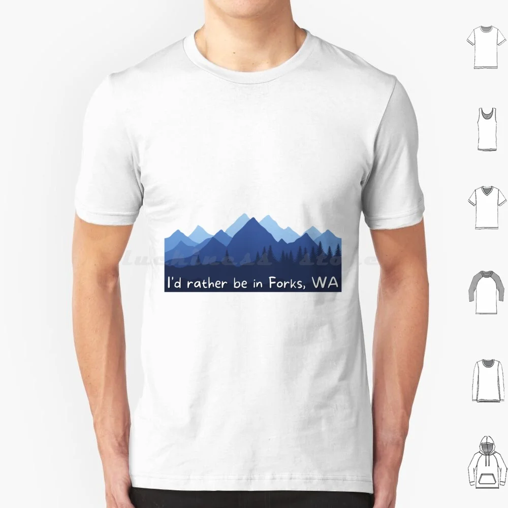 Forks , Wa T Shirt Cotton Men Women DIY Print Twilight New Moon Breaking Dawn Edward Bella Jacob Stephanie Meyer Nerd Rain