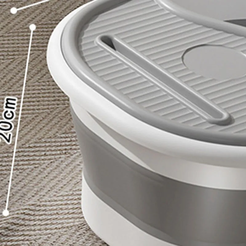 1Pcs Foot Bath Basin Portable Foot Soak Foot Tub Foldable Home Foot Bath Bucket Massage Foot Wash Leisure Health Bucket