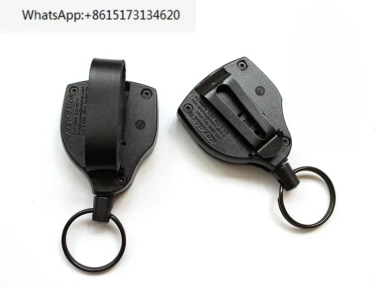 American for KEY-BAK S48K Kevlar Cord Anti Loss Retractable Keychain Stretched 120CM Retractable Keyring