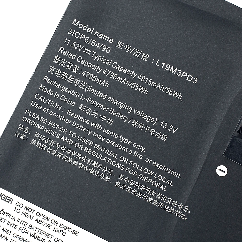 

SUOZHAN L19M3PD3 L19D3PD3 L19L3PD3 Laptop Battery For Lenovo IdeaPad S540-13API 13ARE 13IML 13ITL,Xiaoxin Pro 13 2019 2020 2021
